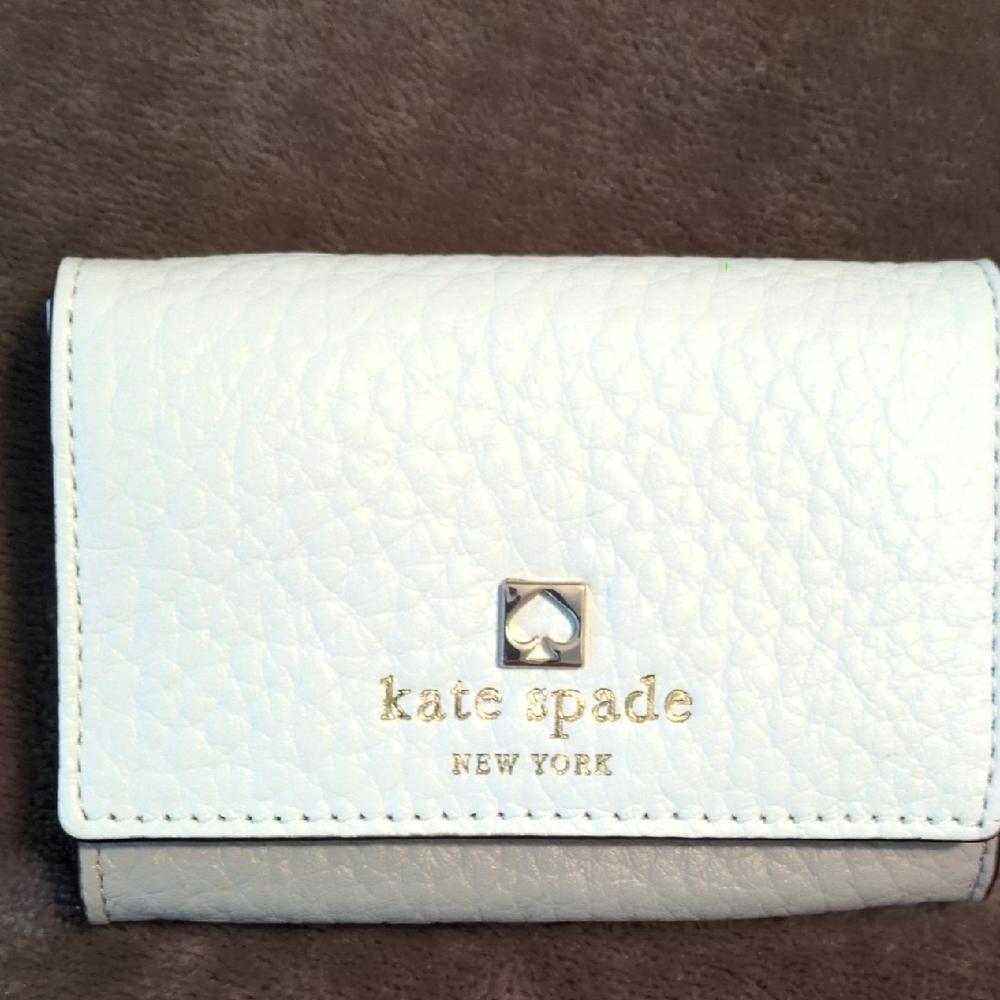 Kate Spade White Leather Wallet
